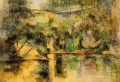 Reflejos en el agua Paul Cezanne